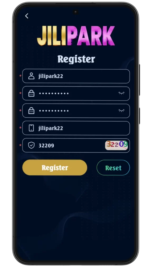 Jilipark Login register